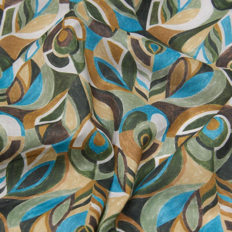 Liberty of London AW25 Tana Lawn Cotton Fabric - Jewelled Peacock