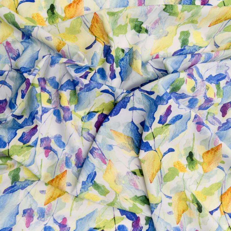 Printed Cotton Lawn Fabric - Watercolour