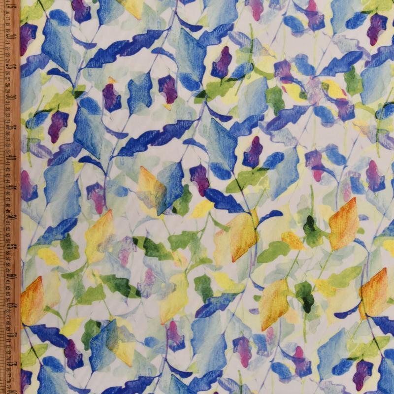Printed Cotton Lawn Fabric - Watercolour
