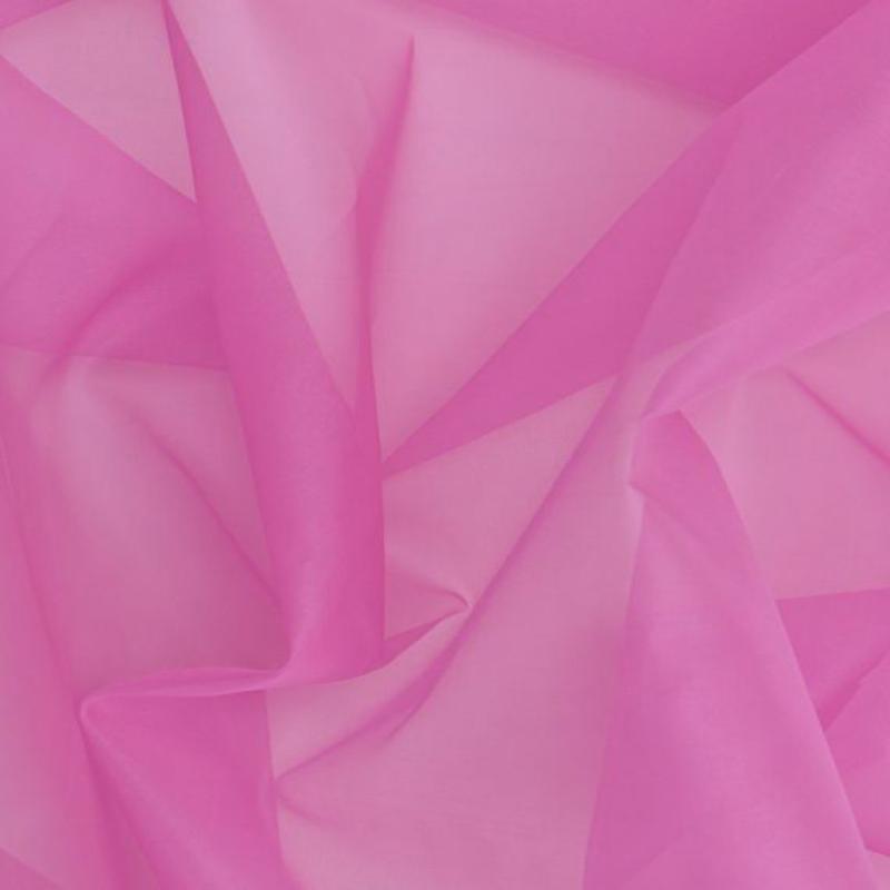 Silk Organza Fabric - Fuchsia