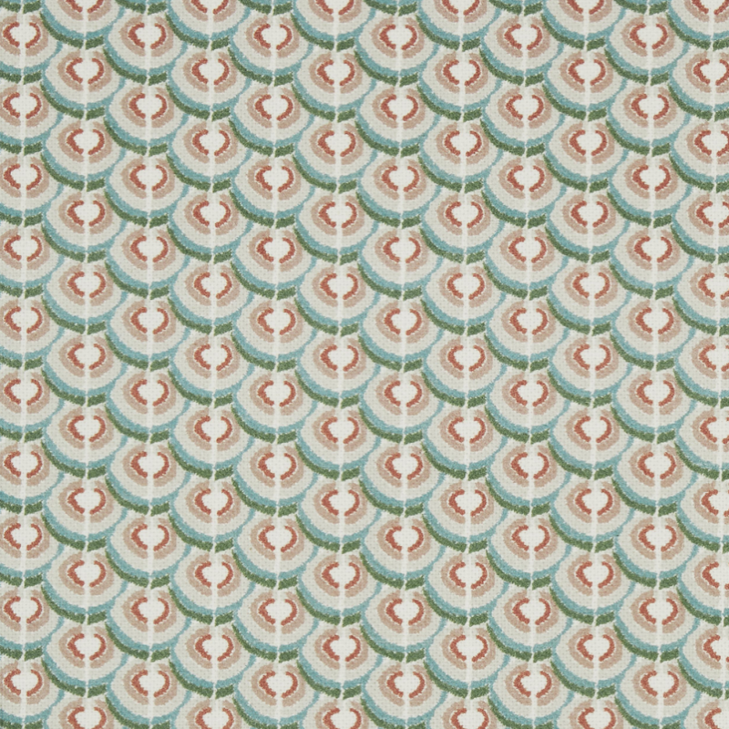 Scallop Spot Cotton in Robins Egg