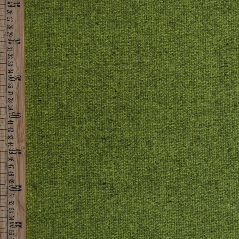 Irish Wool Tweed Fabric - Fleck - Citrus
