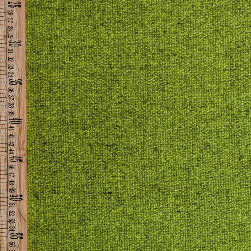 Irish Wool Tweed Fabric - Fleck - Citrus