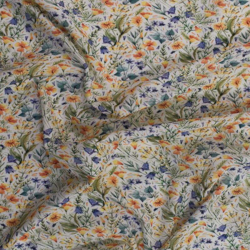 Printed Cotton Lawn Fabric - Meadow Floral