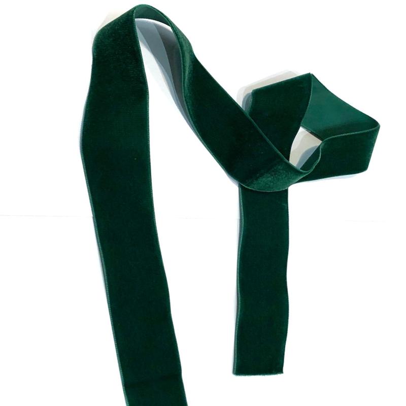 Velvet Ribbon Green 38mm