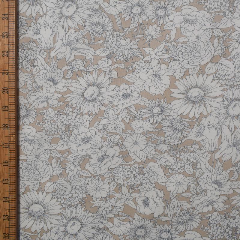Japanese Kokka Cotton Lawn Fabric - Modesty