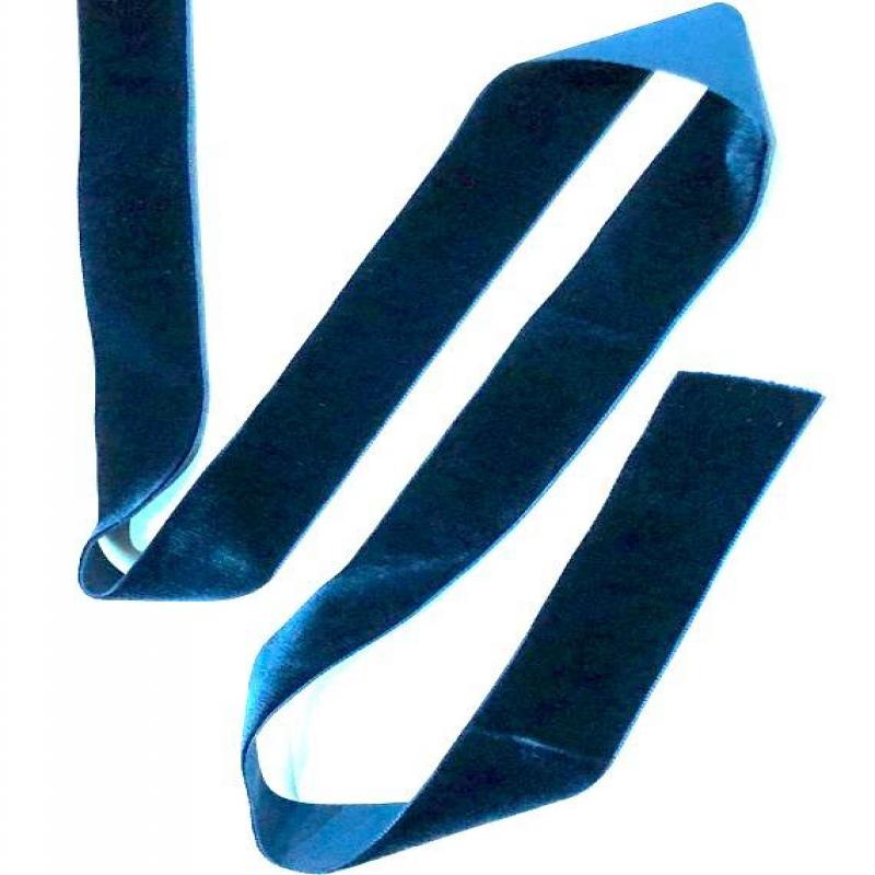 Velvet Ribbon Navy 38mm